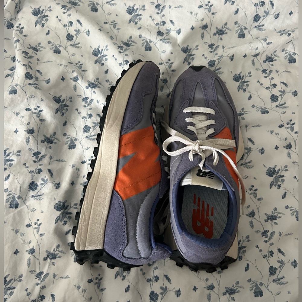 Purple and Orange New Balance 327
